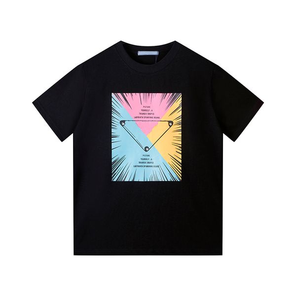 

designer t shirts summer loose oversize tees apparel leisure wear casual mens chest letter shirt for men women luxury short sleeve clothes, White