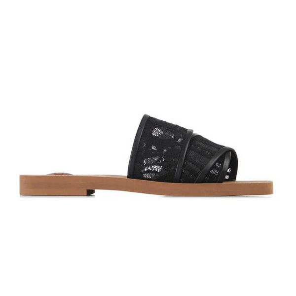 

pantoufle women woody slidess designer canvas rubber slippers white black soft pink sail womens mules flat sandals fashion outdoor beach sho