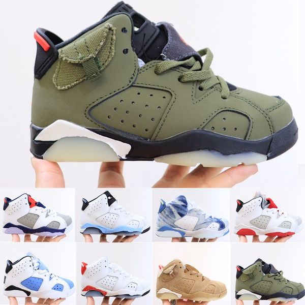 

kids 6s basketball shoes toddlers unc 6 black red oreo toddler youth boys girls childrens midnight navy infants athletic outdoor sneakers si