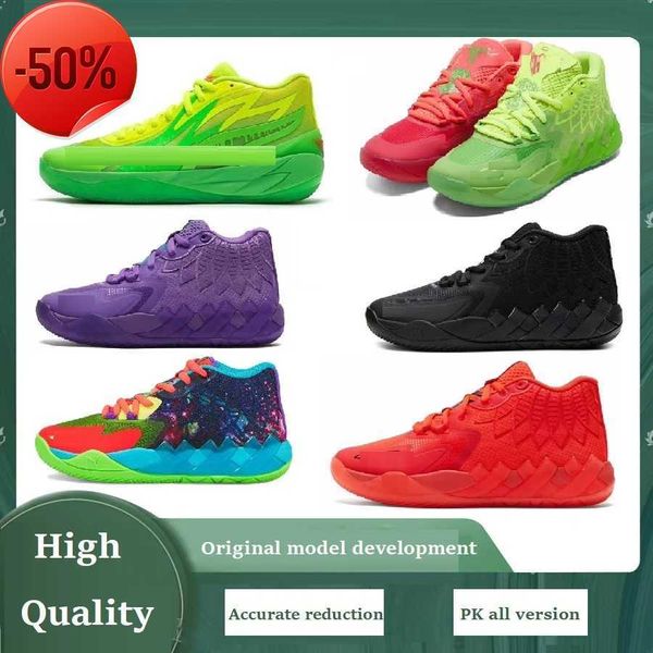 

og mb lamelo ball mb1 rick and morty shoes mb.01 queen city basketball mens mb1 iridescent dreams sneakers mb 2 nickelodeon slime kids white