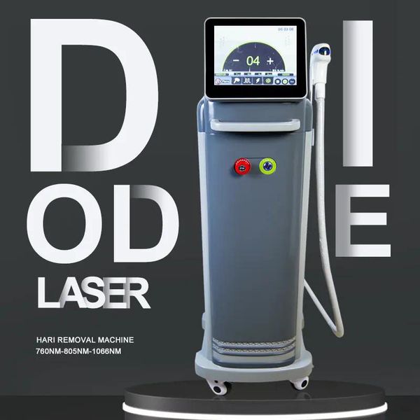 

2023 update 800w skin rejuvenation ice platinum laser hair remove three wavelenght 755 808 1064 diode laser okl hair laser removal machine, Black