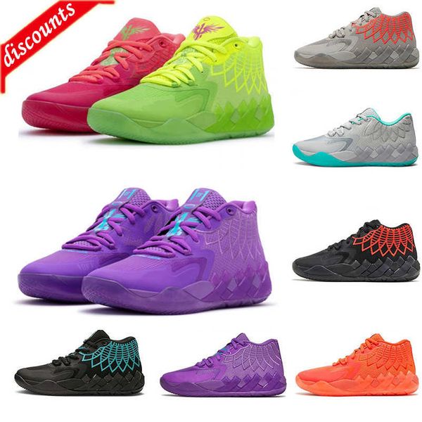 

star lamelo ball 1 mb.01 men basketball shoes sneaker black blast buzz city lo ufo not from here queen city rick and morty mens trainers spo