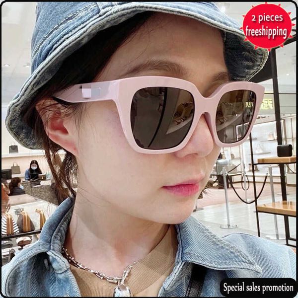 

brand design sunglasses wind ins ti0de net red same sunglass plate large square sunglass cl40198f uv400 high quality, White;black