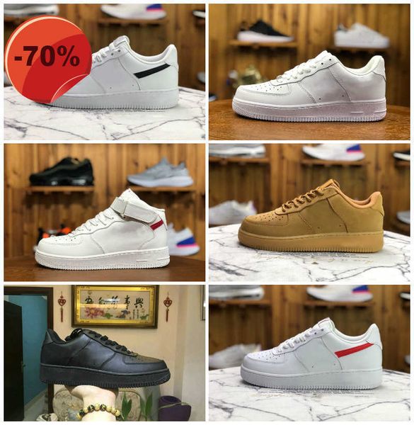 

classic 2022 forces men low skateboards shoes dunks one 1 knit euro mens high women all white black red leather designer outdoor