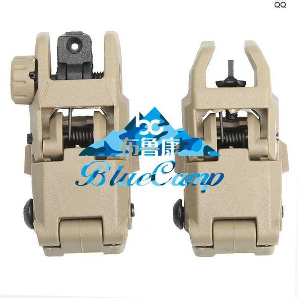 

rear sight gear gen 1 front and rear back up sight set tan or black colorqq