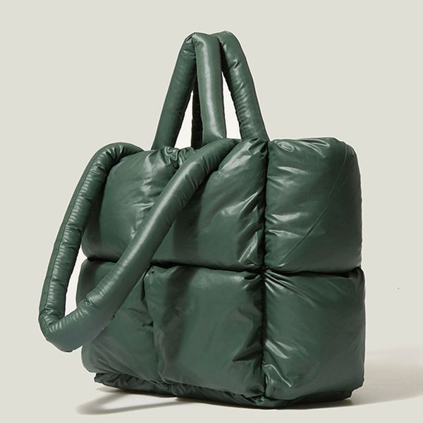 

evening bags fashion women's handbags large tote multifunction quilted women shoulder nylon crossbody shopper for winter 230320
