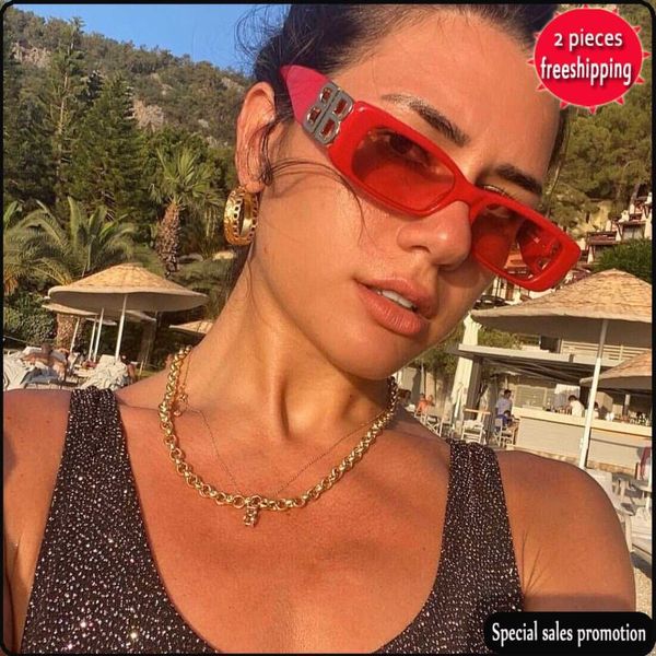 

brand design sunglasses paris brand high-grade plate double bins small square sunglass star net red same sunglass bb0096 uv400 high quality, White;black