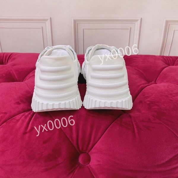 

new women designer sneaker casual shoes women fashion mesh calfskin patchwork black white sneakers knit technical platform trainers