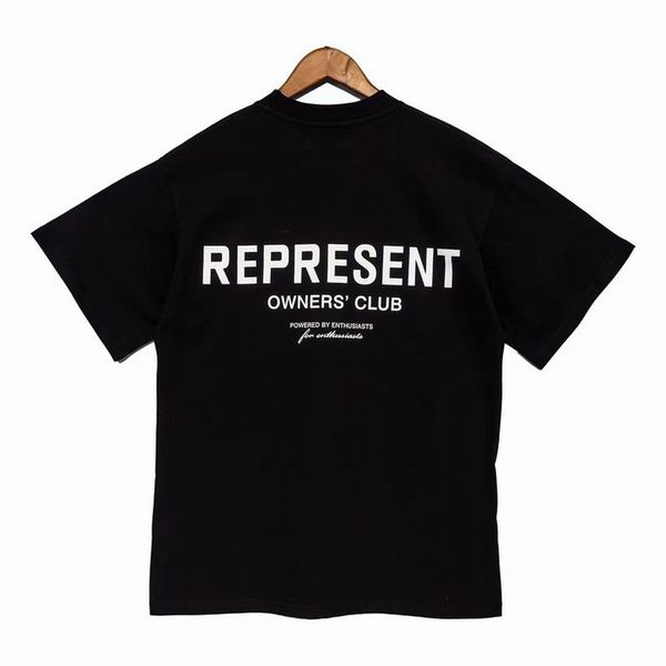 

t summer mens women designers represents shirts loose popular in the uk fashion brands cotton shirt graphic printing tees clothes tshirts v, White;black