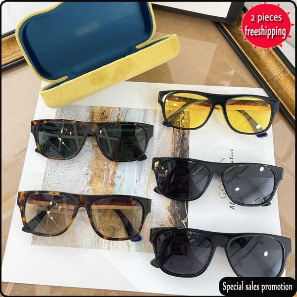 

brand design sunglasses g's new square large frame fashionable the same for men women popular in ins network, White;black