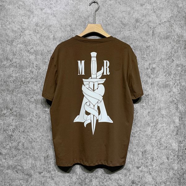 

designer vacation cotton tees blade printed for men women simple letter printing jogging t shirts, White;black