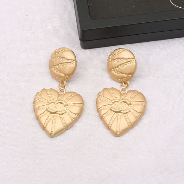 

designer earrings ear stud designers brand matte gold plated double letters fashion women temperament earring wedding jewerlry classic, Golden;silver