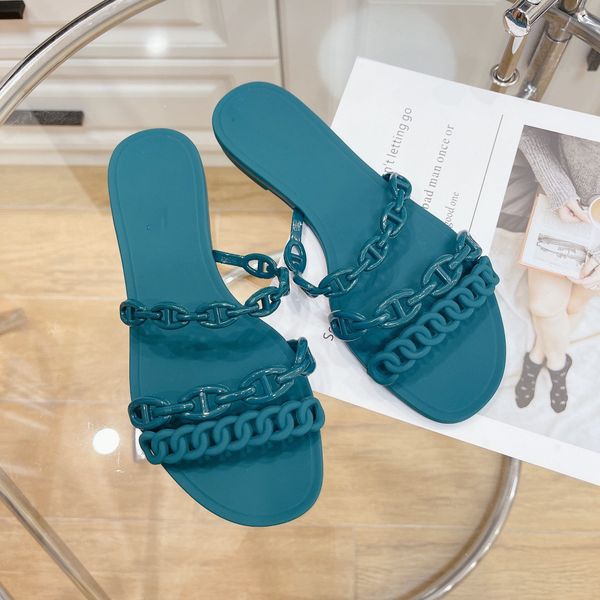 

designer orange slippers luxury sandal women slides flat flip flops crocodile skin slide ladies beach sandal summer genuine leather slipper, Black