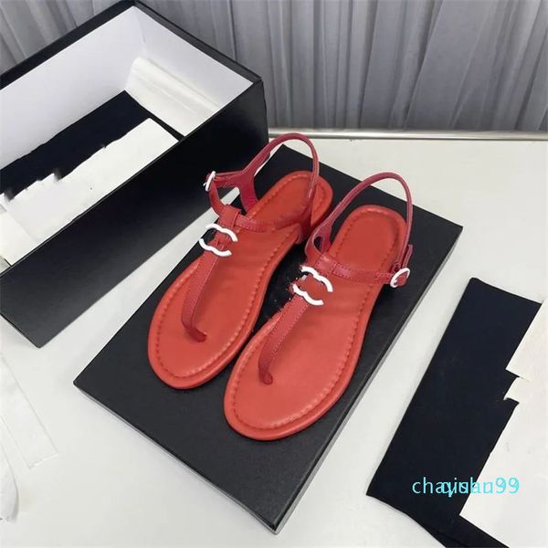 

women sandals summer 2023 channel luxury brand business dress wedding party leather casual flat heel slippers 1n7q 58kr, Black