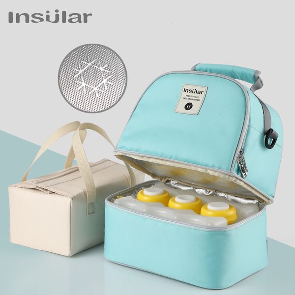 

diaper bags mummy backpack baby milk food storage thermal bag warmer with feeding bottle keeps drinks cool travel 230317