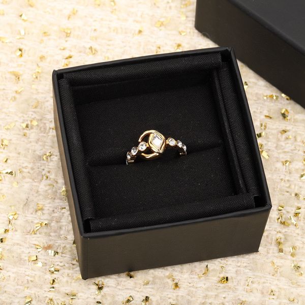 

2023 luxury quality charm band ring with sparkly diamond in 18k gold plated have box stamp ps7637a, Silver
