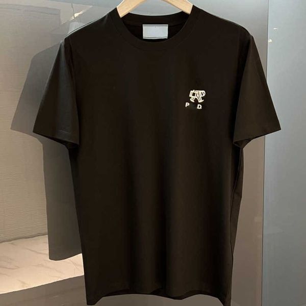 

summer short sleeved t-shirt mens sweatshirt designer t shirt round neck loose all-match men women t-shirts pd printing luxury tshirt pullov, White;black