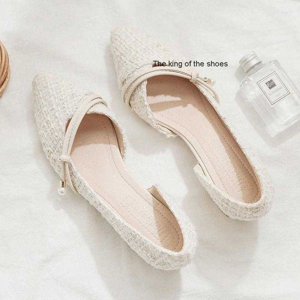 

dress shoes single shoe lady 2022 spring and summer fairy evening wind gentle thick heel versatile pointed small fragrant, Black