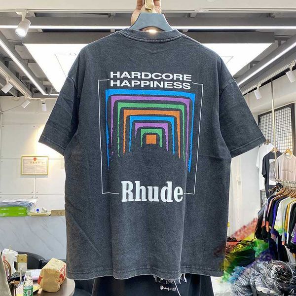 

nice washed t-shirt men women vintage heavy fabric tee slightly loose multicolor, White;black