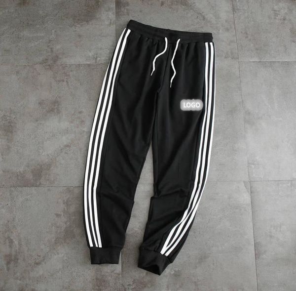 

new fitness jogging workout sportswear running sports pants men trackpants jogger sweatpants gym training slim trousers m3xl8260013, Black