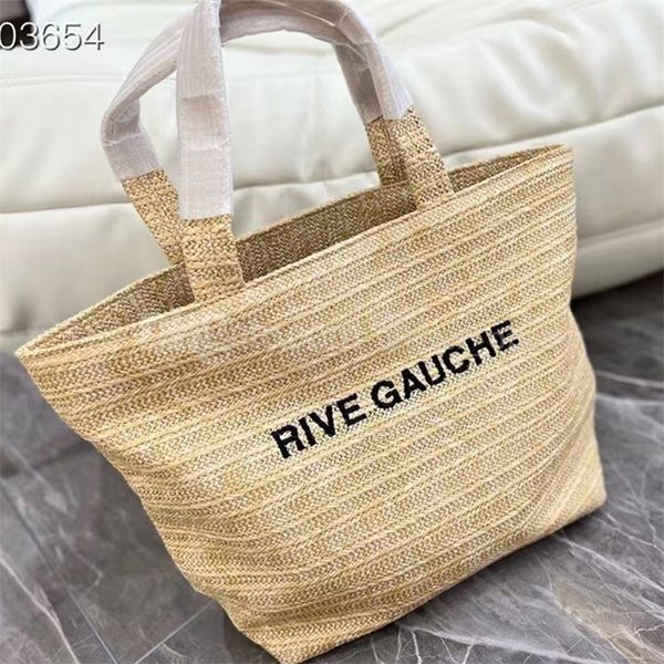 

handbags luxury gauche designer rive women totes preparation tote linen shopping beach bag handbag fashion linen large beach bags travel cro