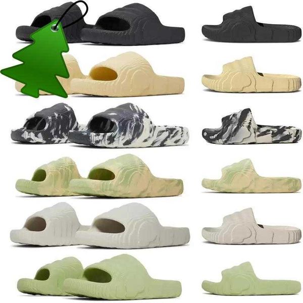 

sandals desinger 2022 foam slides slippers size 36-47 desert west slide sandals men woman flip flops platform scuffs sandales slide slipper, Black