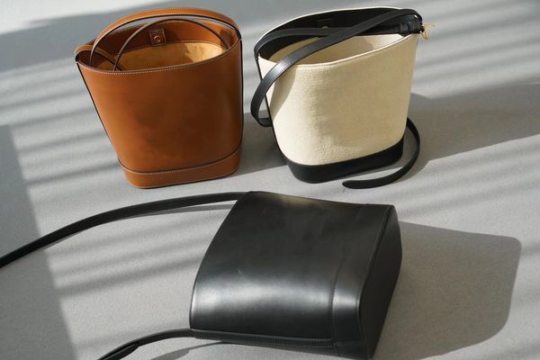 

luxury brand designer new bucket bag canvas bucket bag and cow leather bucket bag women's bag