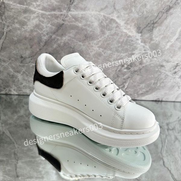 

2023new designer casual sneakers double shoes training shoes fashion sneaker panel shoes platform lace up print plate-forme, Black