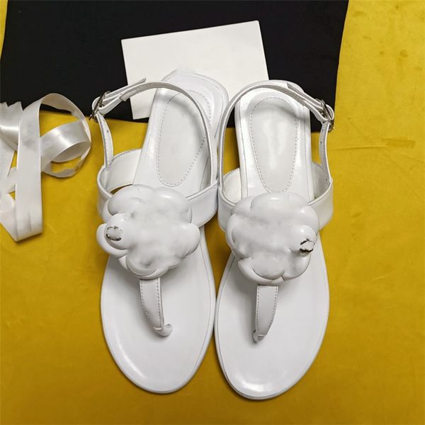 

fashion women's sandals 2023 channel luxury brand letter logo summer women's high heels men's casual student flats 09-010, Black