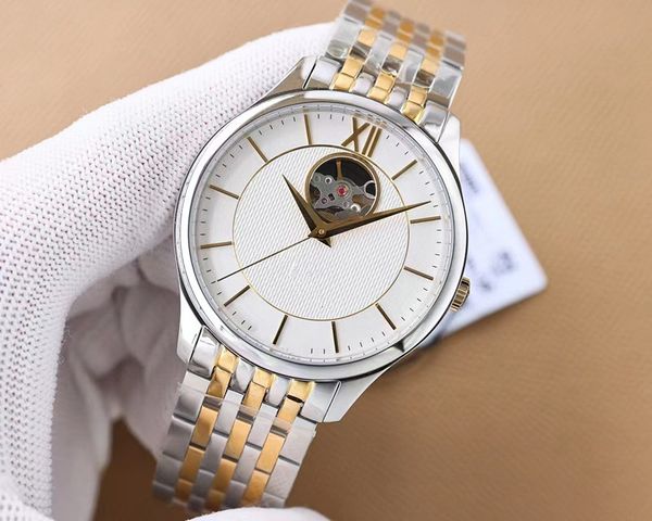 

2023 new fashion watch 42mm men's watch 7mm ultrathin dial 2824 hollow special movement sapphire, Slivery;brown