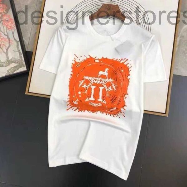 

designer luxury tshirt men women sweatshirt hms printed short-sleeved t shirt cotton round neck pullover shirts loose casual t-shirt 4xl 5xl, White;black