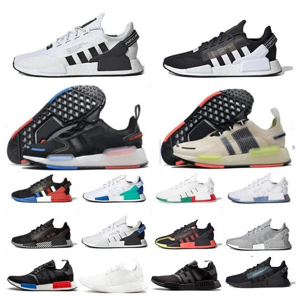 

2023 new nmd r1 v2 v3 mens running shoes white speckled dazzle camo core black gradient neon aqua tones mexico city munich olive japan white
