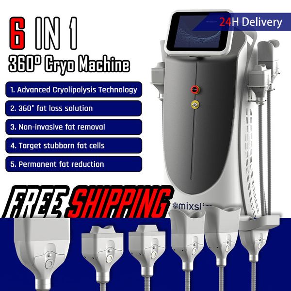 

4 cryo 360 handles fat ing machine cryolipolysis body slim equipped
