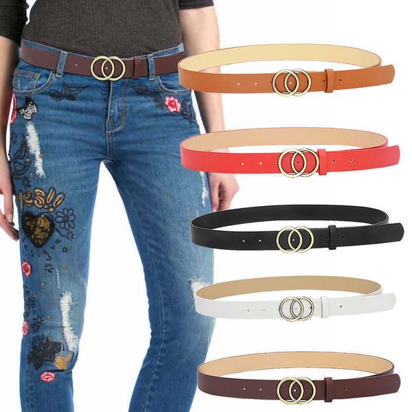 

belts korean round buckle pu fashion trendsetter versatile women's dress accessories decorative belt belt, Black;brown