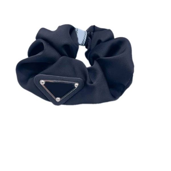 

handmade thick nylon womens rubber band hair accessories ladies home jewelry woman scrunchies for girls 8-12 triangle shape decorate hair ti, Pink