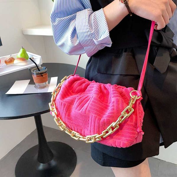 

botega venates jodie mini teen intrecciato pouch super fire net red same style towel impressed fashion chain shoulder casual versatile strad