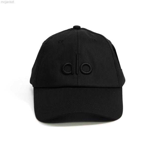 

designer hats alo yoga cap for men and women's large cap shows small face versatile baseball cap outdoor sports trend sunscreen hat bal, Blue;gray