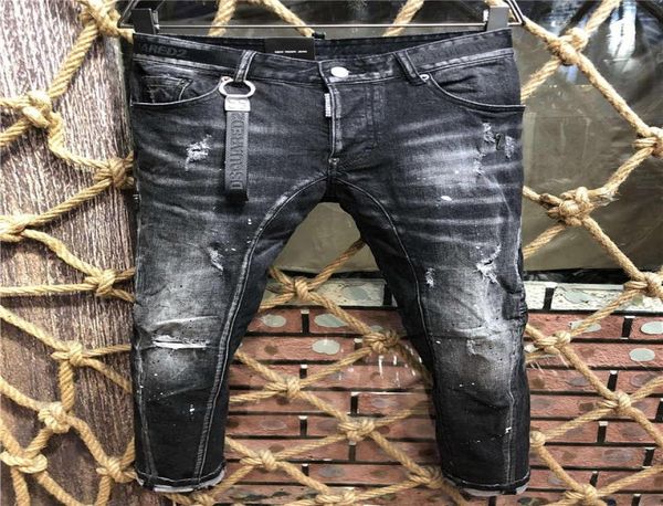 

jeans ss20 new arrival brand designer men denim cool guy embroidery pants fashion holes trou dsquare 2 dsquareds dsq2s8782453, Blue