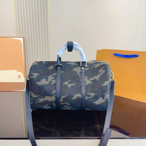 

Unisex Designer Bag Two-tone Tote Bag Camouflage Artwork Handbags Casual Tote Fashion Shoulder Bags Interior Compartment Totes Sac, Green