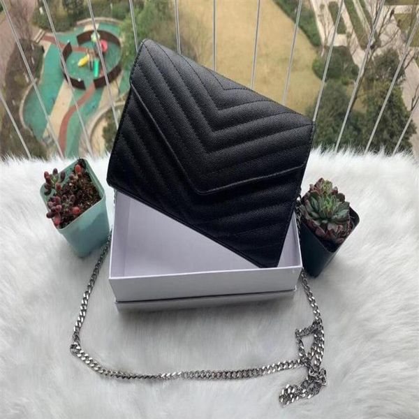 

22ss genuine leather handbag comes chain bag women luxurys fashion designers bags female clutch classic girl handbags272e, Red;black
