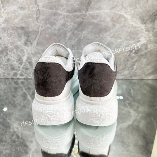

new designer casual sneakers double shoes training shoes fashion sneaker panel shoes platform lace up print plate-forme2023, Black