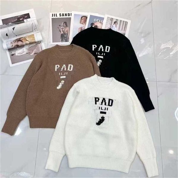 

80% off factory outlet online autumn winter new jacquard knitwear women's versatile color matching casual long sweater undercoat, Black;brown