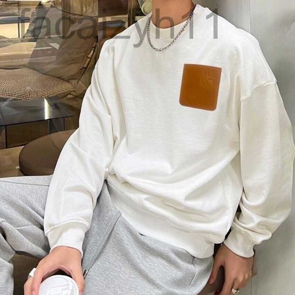 

designer cotton sweatshirt men women sweaters sweater long-sleeved tshirt round neck pullover coat embroidered hoodie fashion casual shirt v, Black