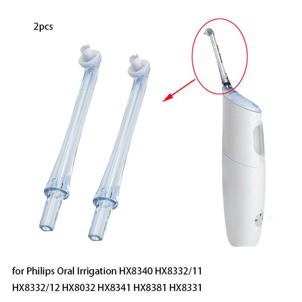 

other oral hygiene 2pcs irrigator nozzles parts for philips hx8340 hx8341 hx8381 hx8331 electric nozzle replacement accessories 230321