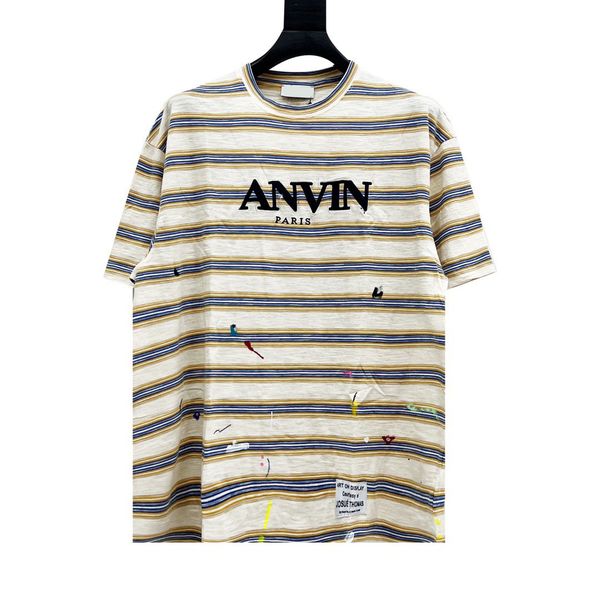 

men's plus tees & polos round neck embroidered and printed polar style summer wear with street pure cotton ev6533, Black;brown