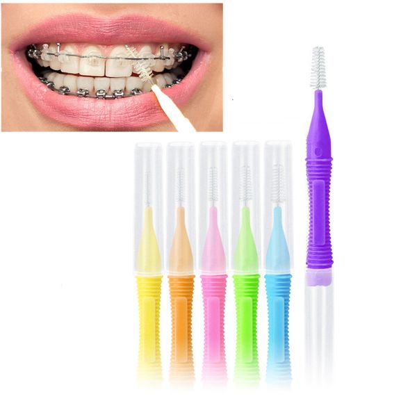 

dental floss 32pcs interdental cleaners brush orthodontic teeth toothpick oral hygiene whitening 230321