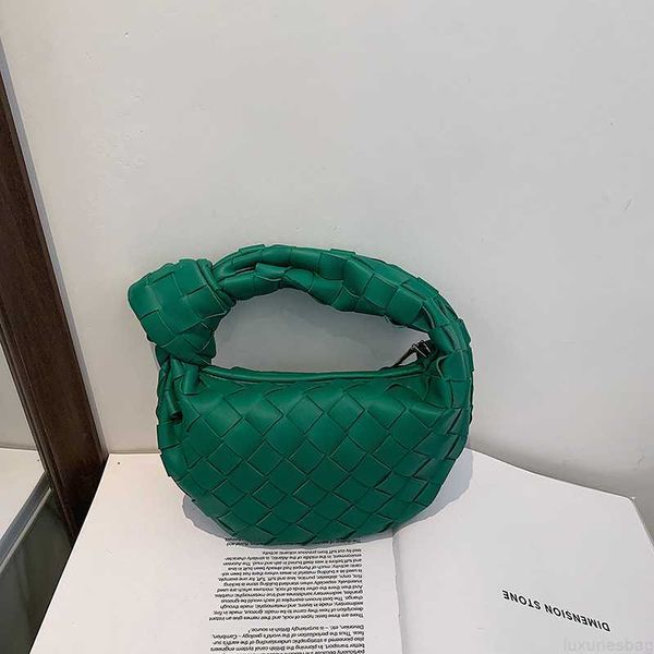 

botega venates jodie mini teen intrecciato pouch woven cloud hand underarm women's small horn knotted bag