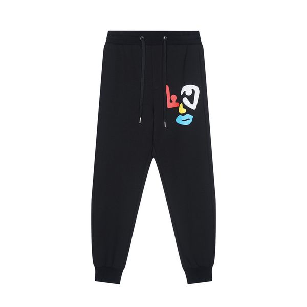 

brand jogging pants printed cotton jogger type male fashion harem clothes spring and autumn trousers sweatpants, Black