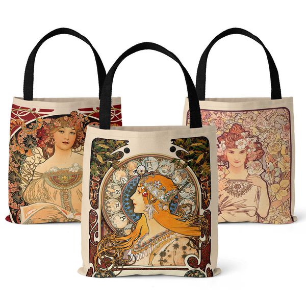 

shopping bags designer bag large handbags women fashion print canvas totes beach travel shoulder bags purse 230321