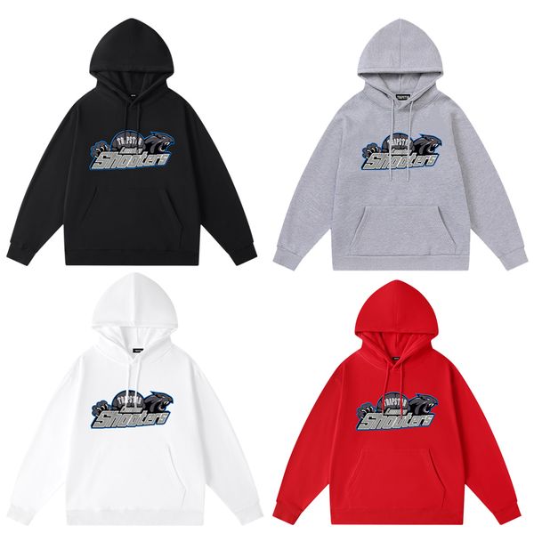 

trapstar men's and women's sweater classic letter fashion clothing casual fashion brand men's luxury clothing pure cotton sim, Black